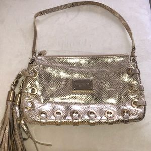 Gold Michael Khors Purse